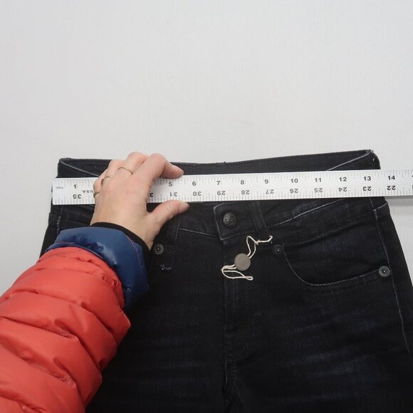R13 Boy Straight Long Jeans in Dark Moon 24 - Picture 13 of 13